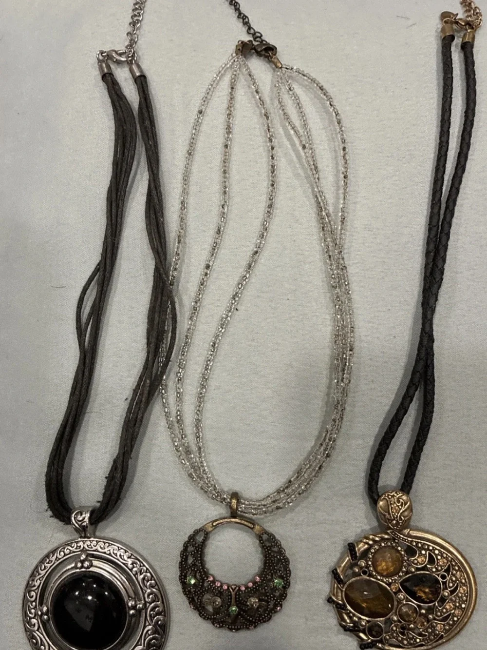 Lot of 6 vintage choker necklaces